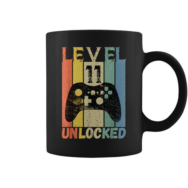 Level 11 Unlocked Birthday Gamer Boys Video Game Coffee Mug