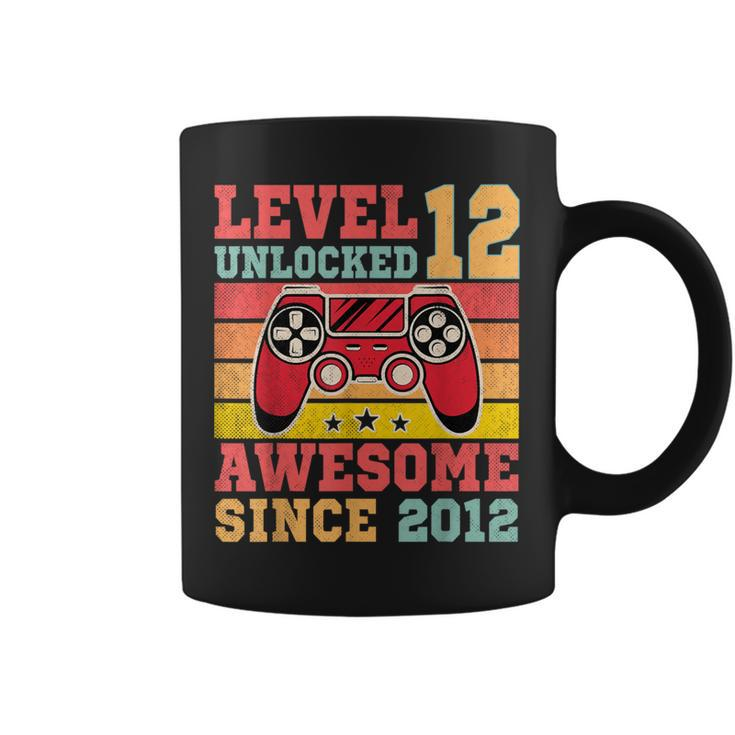 Level 12 Unlocked Vintage Video Game 12Th Birthday Gamer Coffee Mug