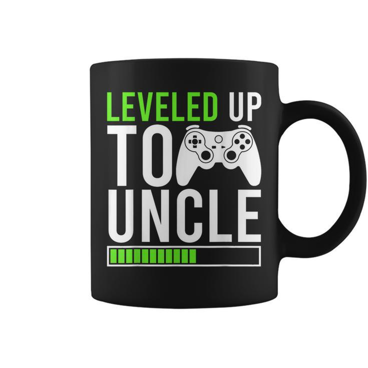 Leveled Up Promoted To Uncle 2024 New Uncle Video Game Coffee Mug