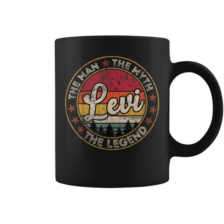 Levi The Man The Myth The Legend Personalized Name Coffee Mug