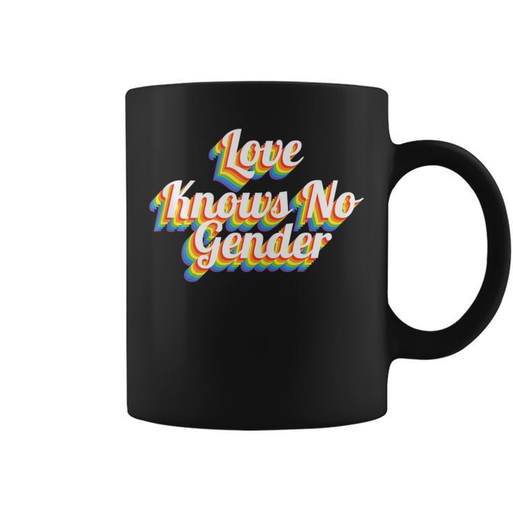 Lgbt Pride Love Knows No Gender Coffee Mug