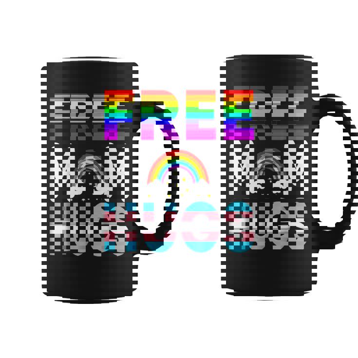 Lgbtq Free Mom Hugs Gay Pride Lgbt Rainbow Women Coffee Mug