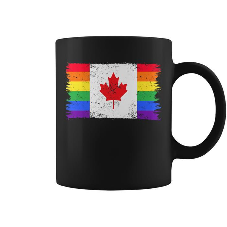 Lgbtq Rainbow Flag Of Canada Canadian Gay Pride Coffee Mug