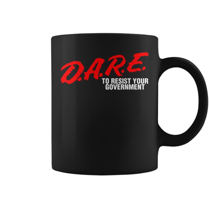 Libertarian Dare To Resist Your Government Freedom Coffee Mug