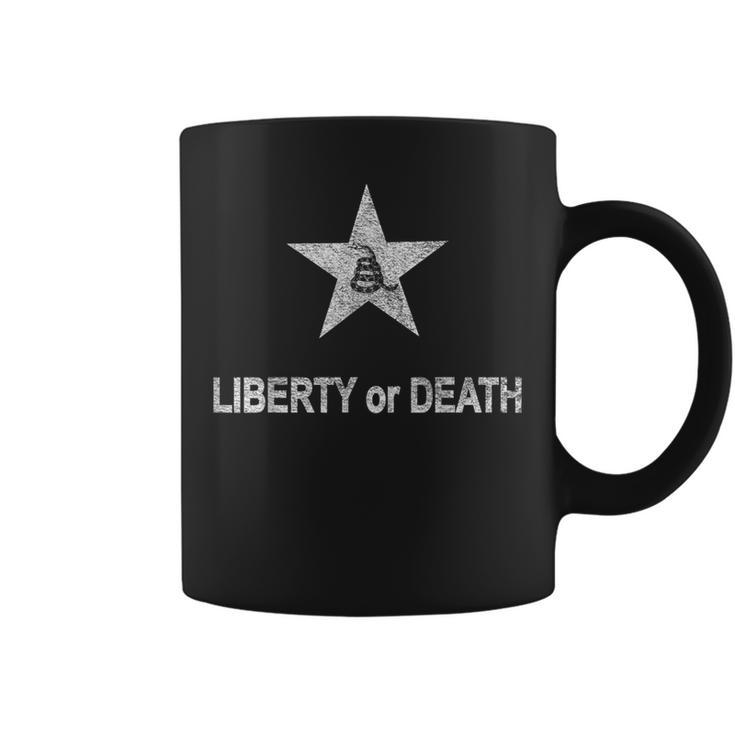 Liberty Or Death Battalion Flag Gadsden Snake Coffee Mug