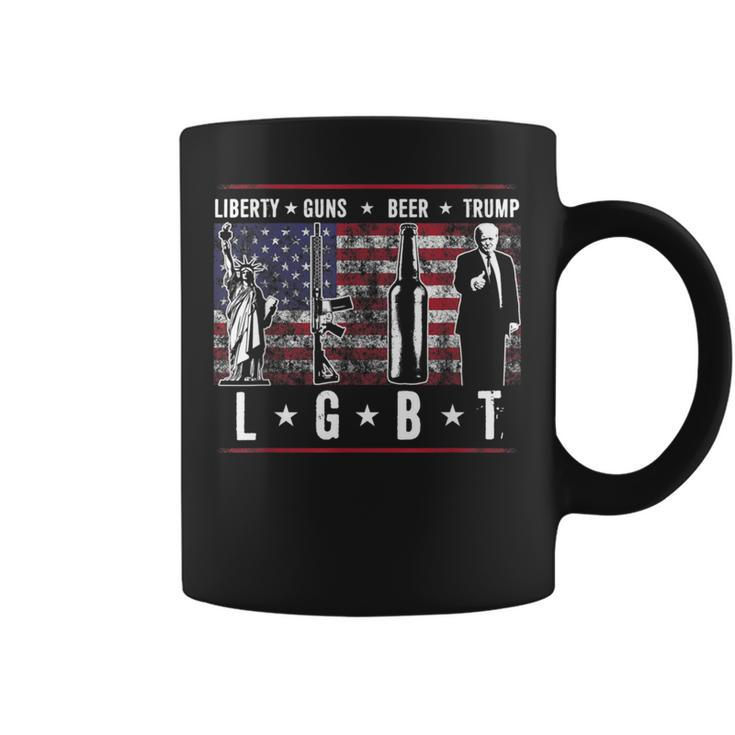 Liberty Guns Beer Trump Lgbt Parody Coffee Mug