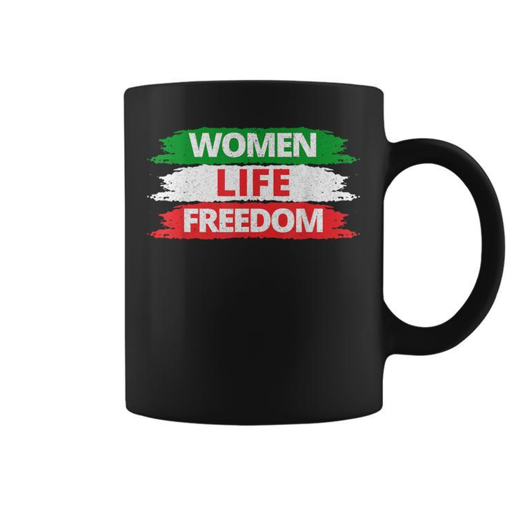 Life Freedom Vintage Distressed Free Iran Coffee Mug