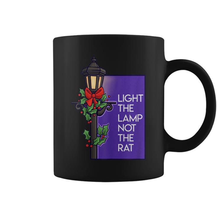 Light The Lamp Not The Rat Christmas Coffee Mug