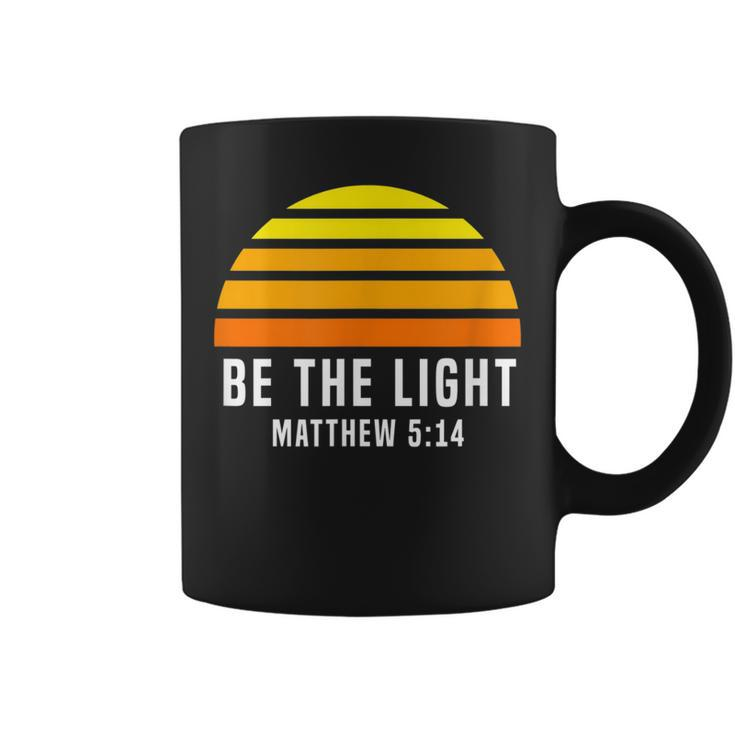 Be The Light Matthew 514 Christian Retro Vintage Coffee Mug