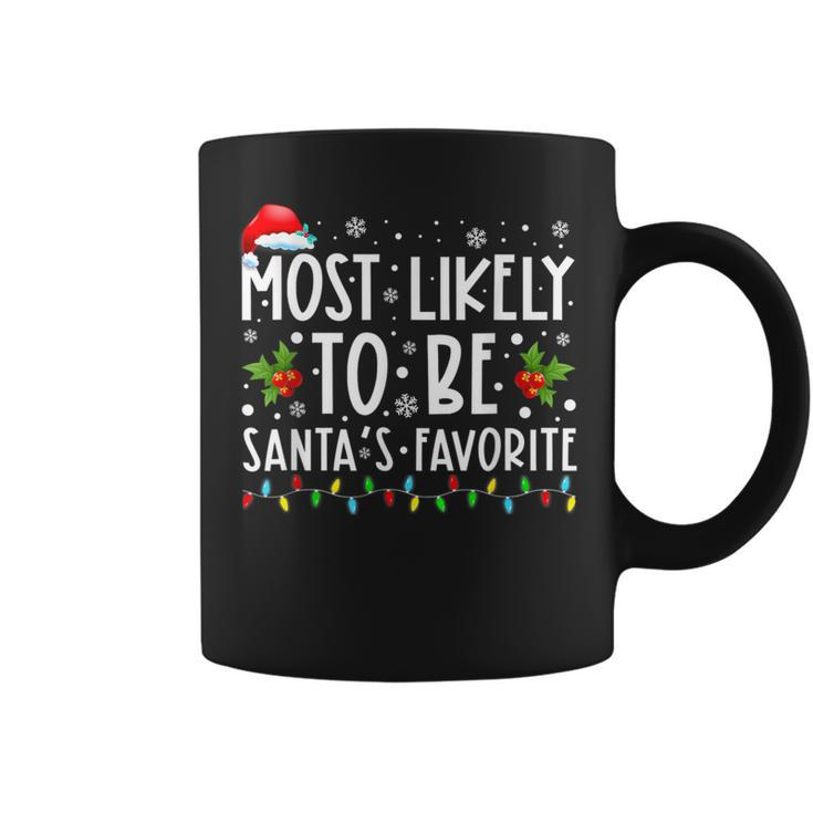 Most Likely To Be Santa's Favorite Christmas Holiday Coffee Mug