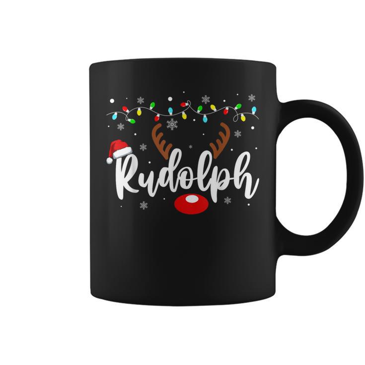 Most Likely To Try Ride Rudolph Couples Christmas Meme Coffee Mug