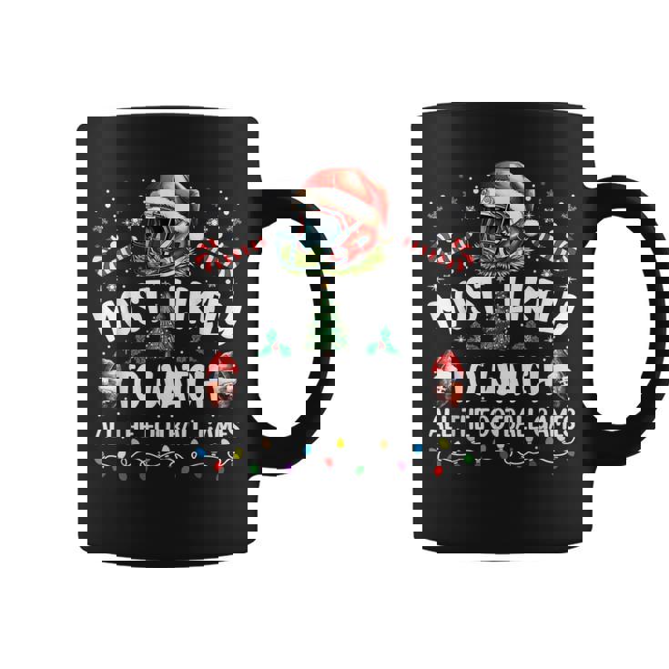 Most Likely To Watch All The Football Games Christmas Family Coffee Mug