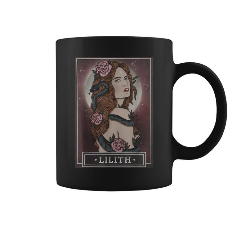 Lilith Goddess Tarot Card Book Of Shadows Coffee Mug