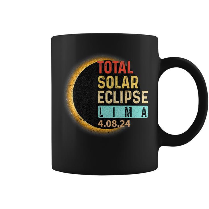 Lima Oh Ohio Total Solar Eclipse Party 2024 Phases Totality Coffee Mug