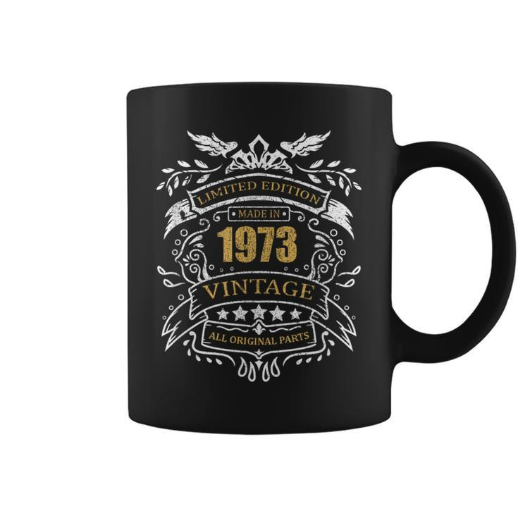 Limited Edition 50Th Birthday Idea Vintage 1973 Coffee Mug