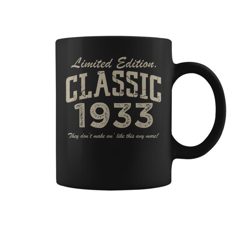 Limited Edition Vintage Classic Car 1933 89Th Birthday Coffee Mug