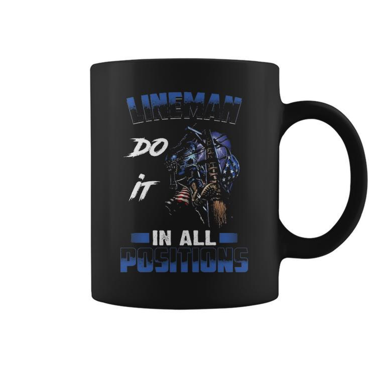 Lineman Do It In All Positions Coffee Mug