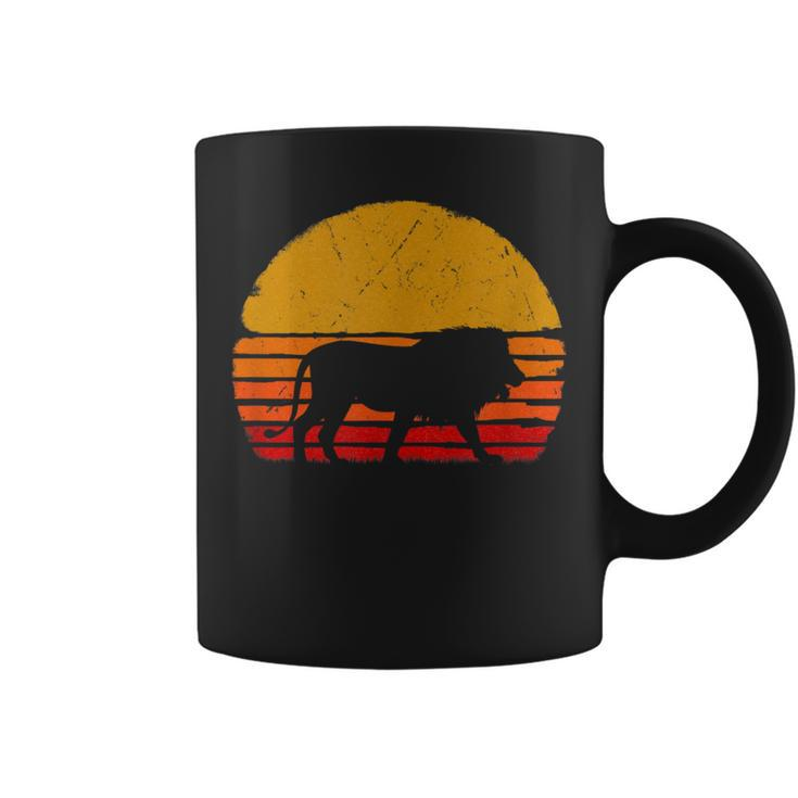 Lion Retro Style Coffee Mug