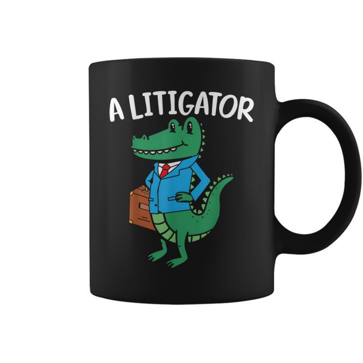 A Litigator Alligator Lover Law Justice Attorney Lawyer Coffee Mug