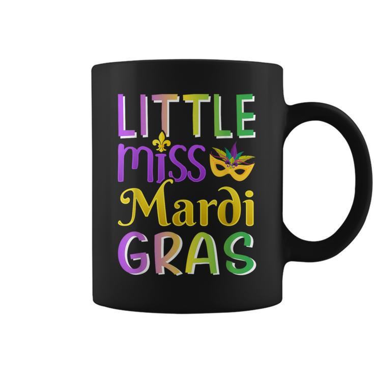 Little Miss Mardi Gras For New Orleans Costume Girls Coffee Mug