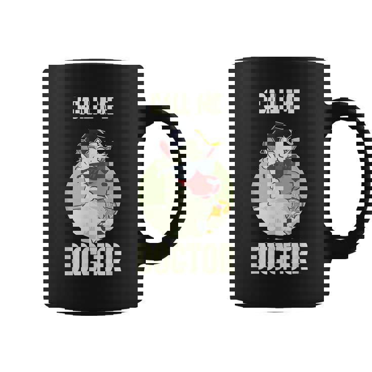 Llámame Doctor Phd Llama Llama Graduación Doctor Taza de café