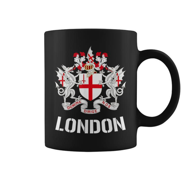 London City Crest Emblem Uk Britain Queen Elizabeth Coffee Mug