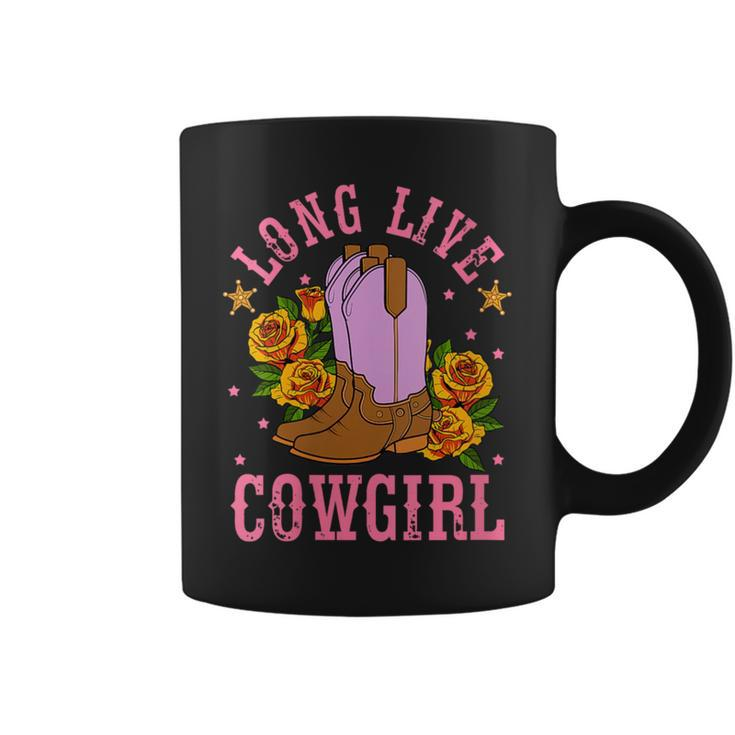 Long Live Western Country Southern Cowgirl Coffee Mug