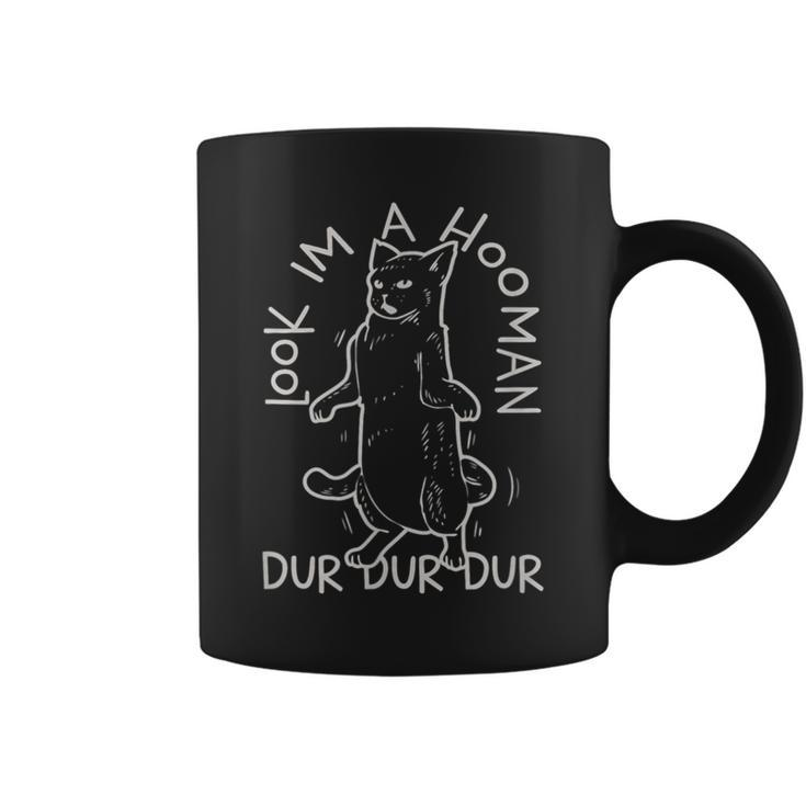 Look I M A Hooman cat Coffee Mug