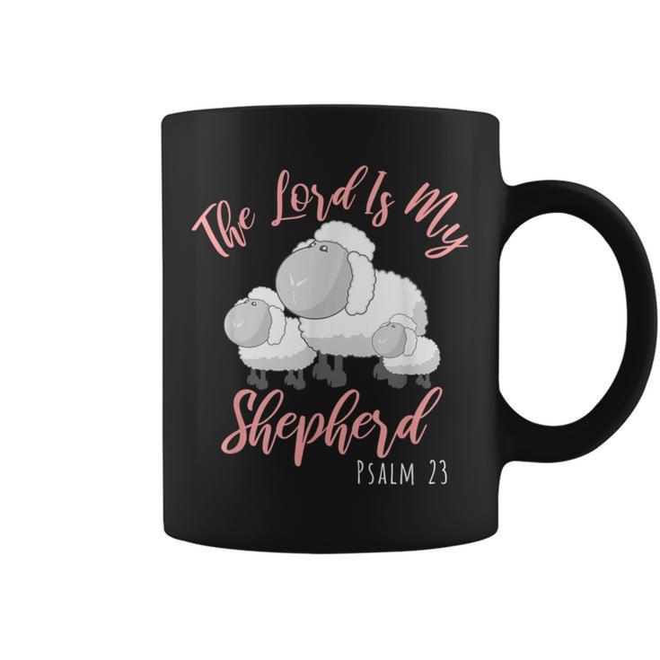 The Lord Is My Shepherd Psalms 23 Bible Christian Coffee Mug