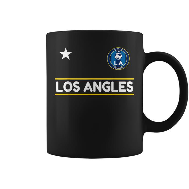 Los Angles La Soccer Team Jersey Mini Badge Ii Coffee Mug