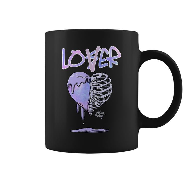 Loser Lover Drip Bone Purple Heart For Women Coffee Mug