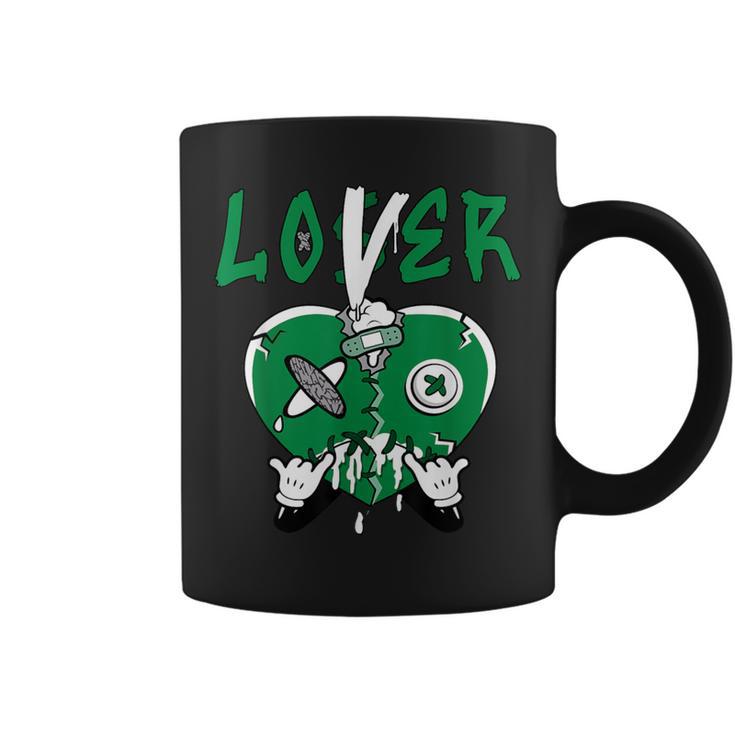 Loser Lover Drip Heart Lucky Green 3S Matching For Women Coffee Mug