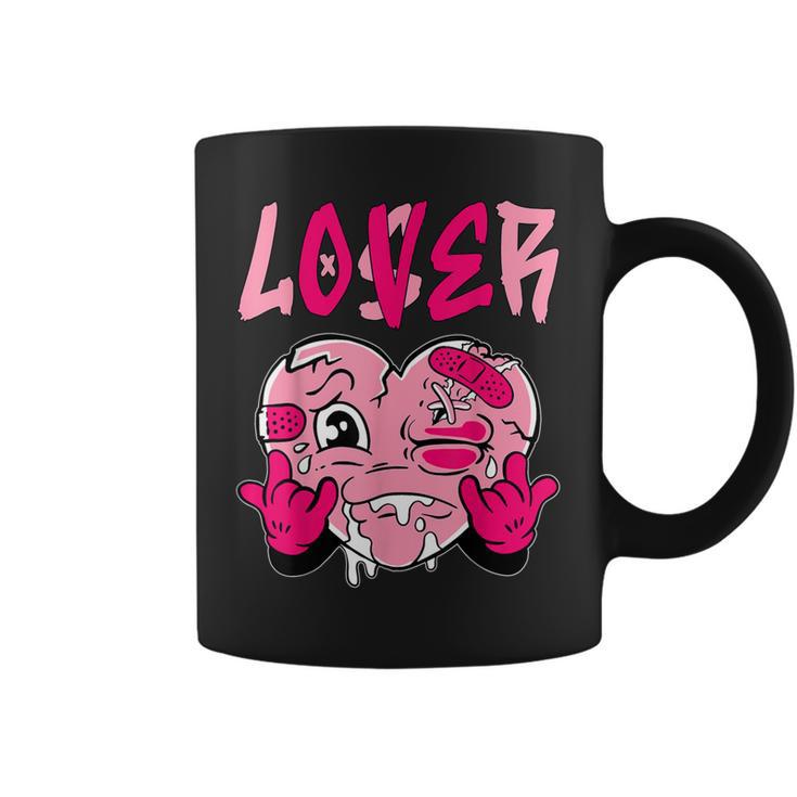 Loser Lover Pink Drip Heart Matching Outfit Women Coffee Mug