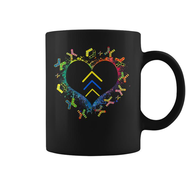 Love 3 Arrows Socks Coffee Mug