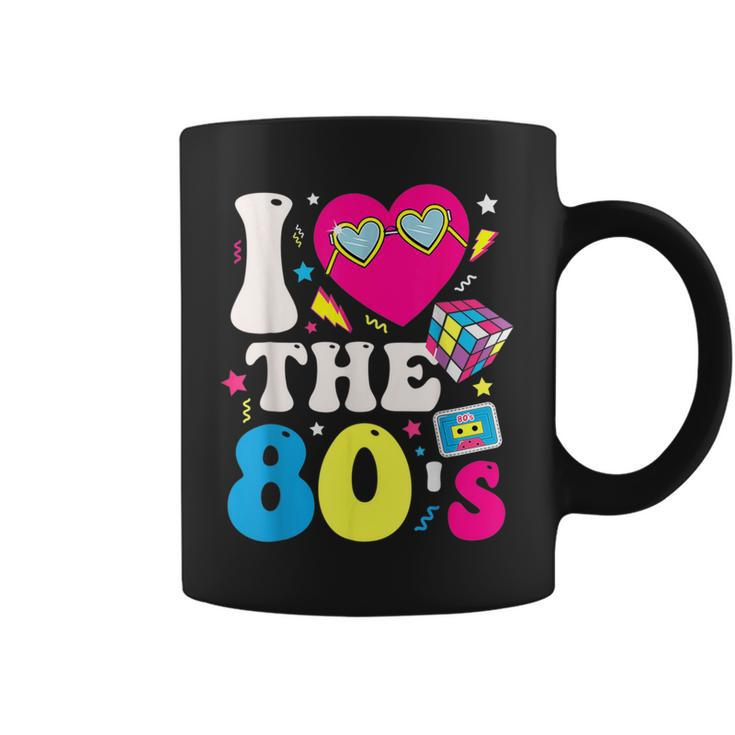 I Love The 80S Vintage Retro 80'S 1980S Eighties Party Coffee Mug