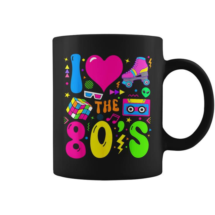 I Love The 80'S Party 1980S Themed Costume 80S Theme Outfit Coffee Mug