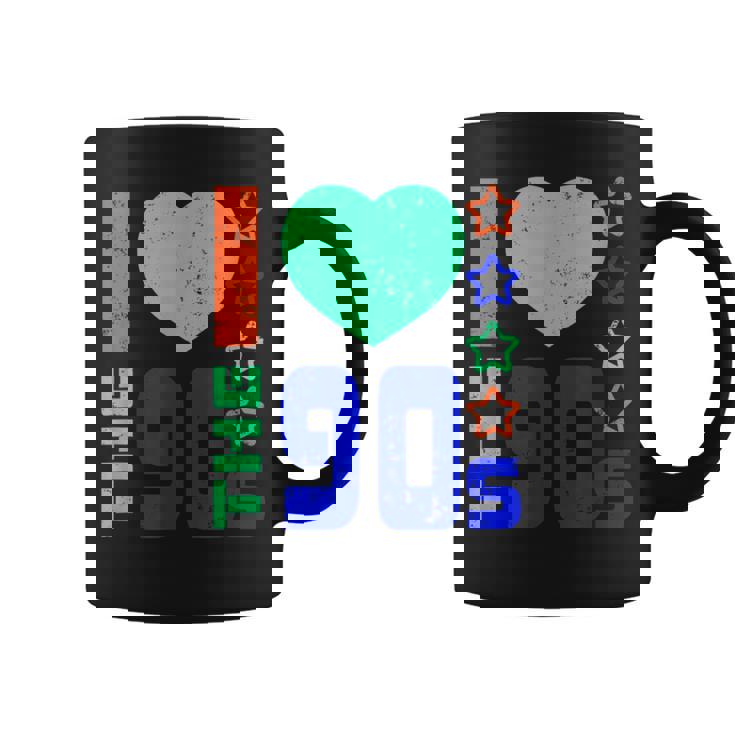 I Love The 90'S Fiesta De Los 90 De Estilo Retro Taza de café