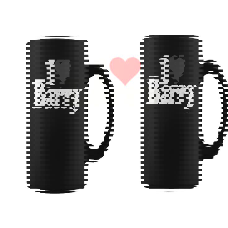 I Love Barry I Heart Barry Coffee Mug