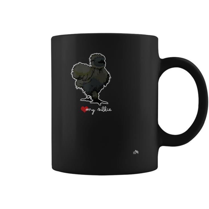 I Love My Black Silkie Chicken Coffee Mug