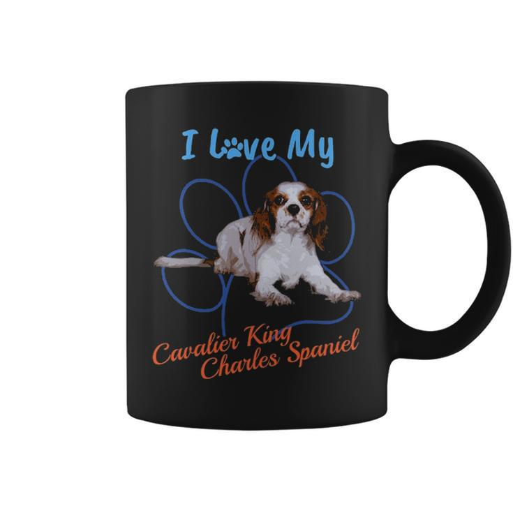 I Love My Cavalier King Charles Spaniel Dog Lover PawCoffee Mug