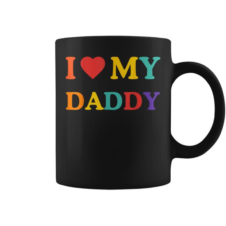 I Love My Daddy Father's Day Cool Boys Girls Great Dad Ever Coffee Mug