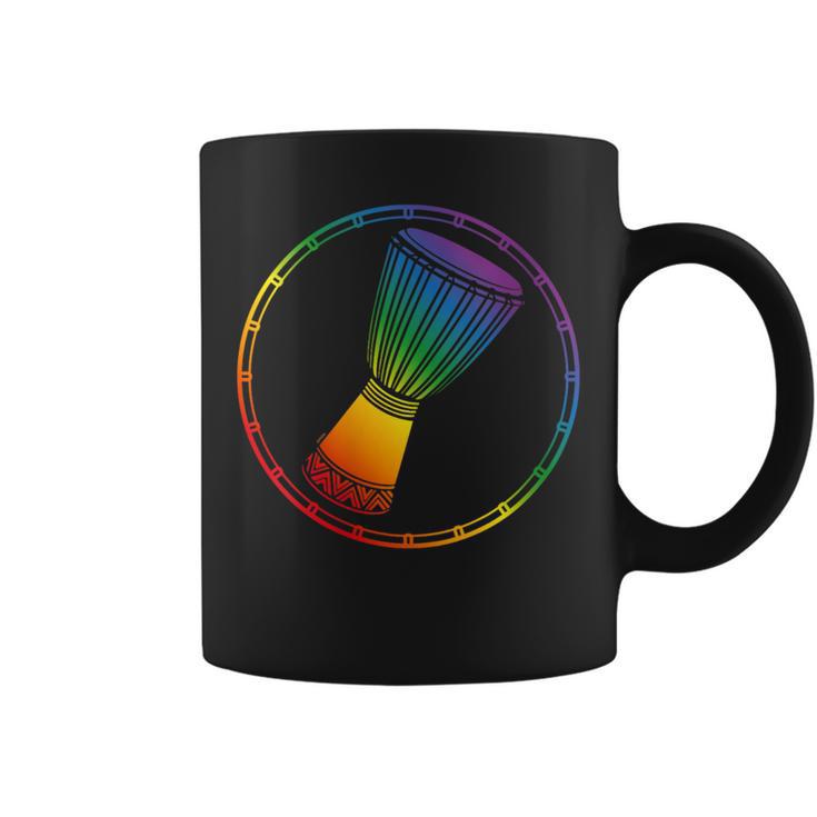 Love Djembe Drumming Or African Drums For Lgbtq Gay Drummer Coffee Mug