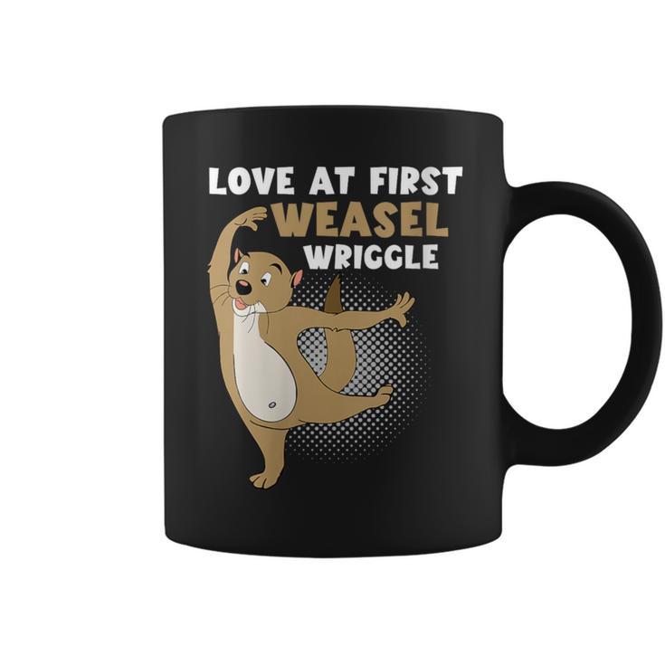 Love At First Weasel Wriggle For Weasel Lovers Coffee Mug