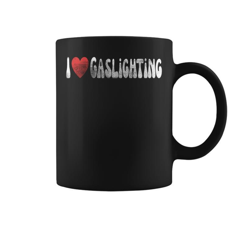 I Love Gaslighting I Heart Gaslighting Cool Gaslight Vintage Coffee Mug