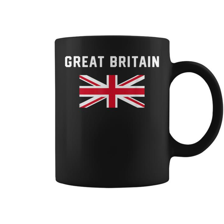 I Love Great Britain Minimalist Uk Flag Coffee Mug