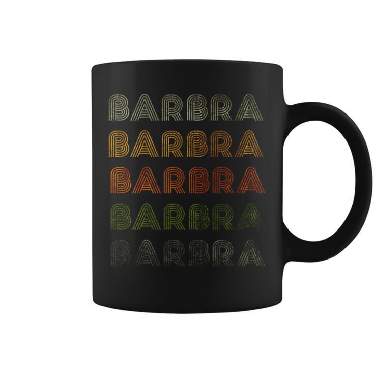 Love Heart Barbra GrungeVintage Style Black Barbra Coffee Mug
