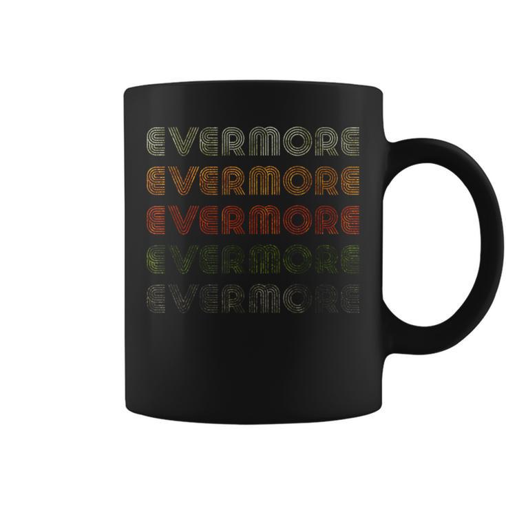 Love Heart Evermore Grunge Vintage Style Black Evermore Coffee Mug