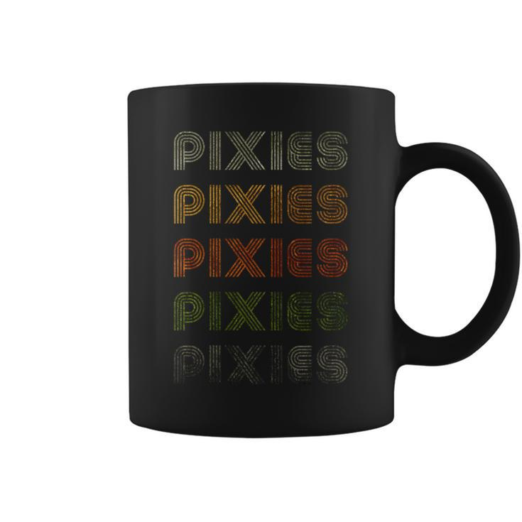 Love Heart Pixies Grunge Vintage Style Black Pixies Coffee Mug