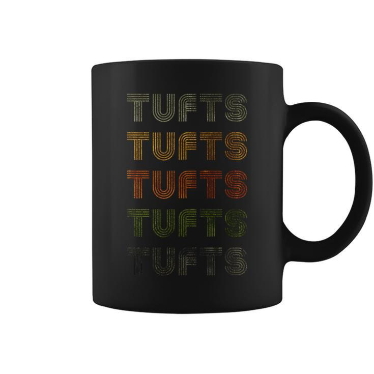 Love Heart Tufts Grunge Vintage Style Black Tufts Coffee Mug