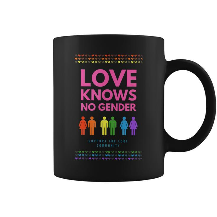 Love Knows No Gender Lgbt Coffee Mug